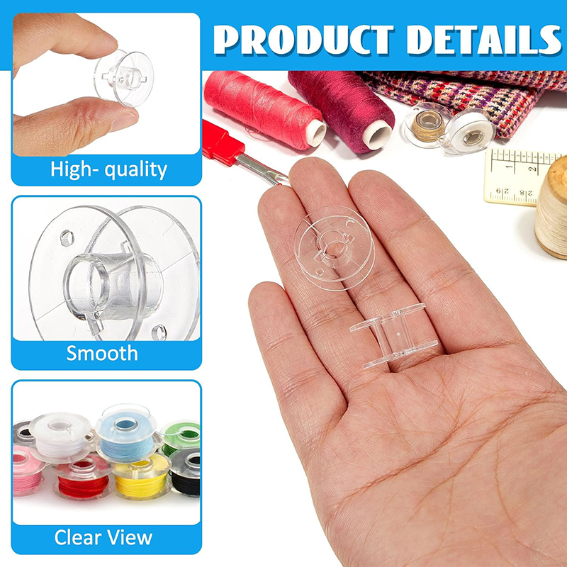 25個入り 家庭用ミシン用ボトムスレッドボビンセット 裁縫ア - Craft Embellishment Storage のレビューと価格