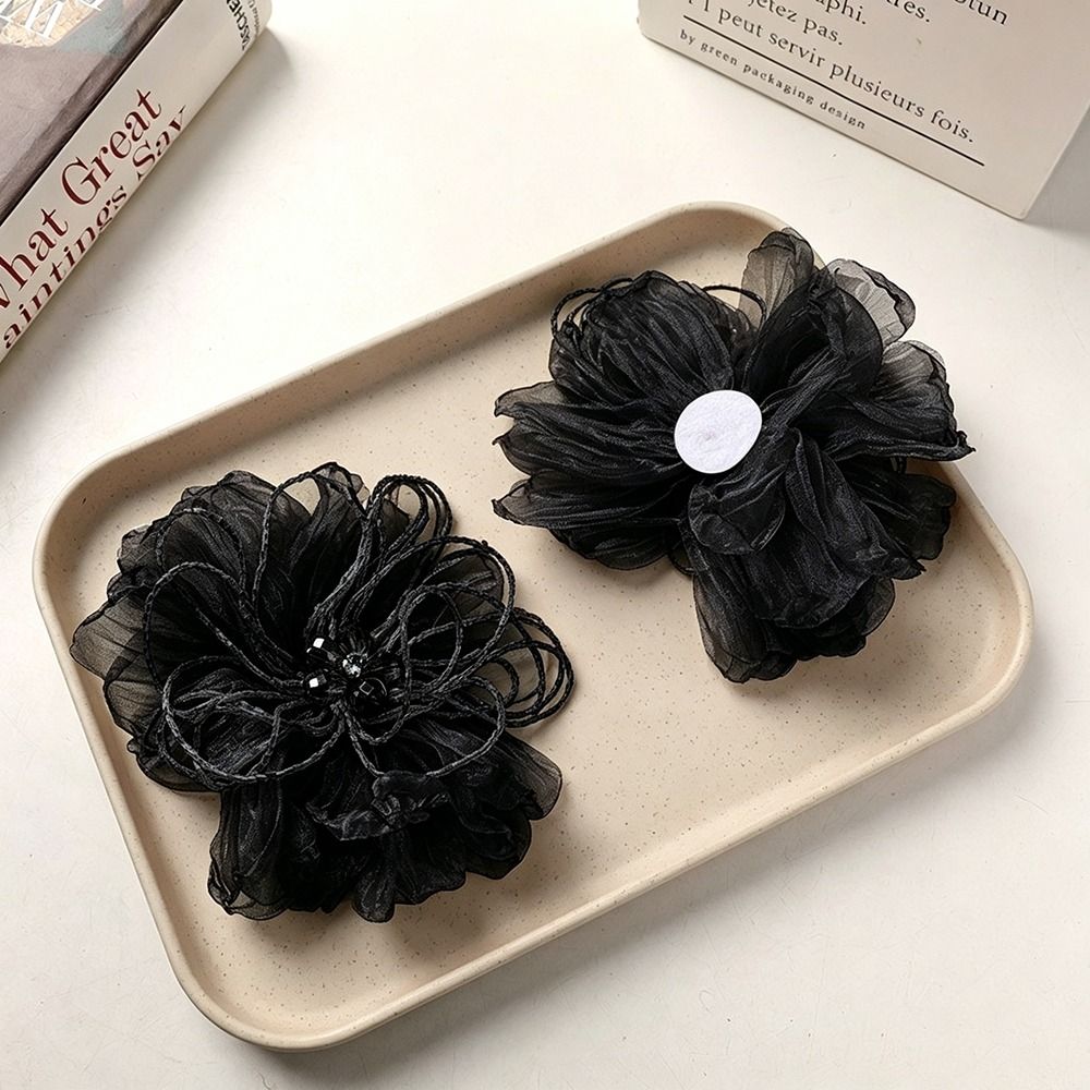 オーガンザ生地の花柄パッチ、クリスタル装飾、繊細なデザインの - Applique Patch Flower のレビューと価格