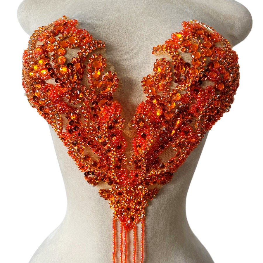手縫いビーズラインストーンアップリケパッチ、スイートハートカ - Sew On Rhinestone のレビューと価格