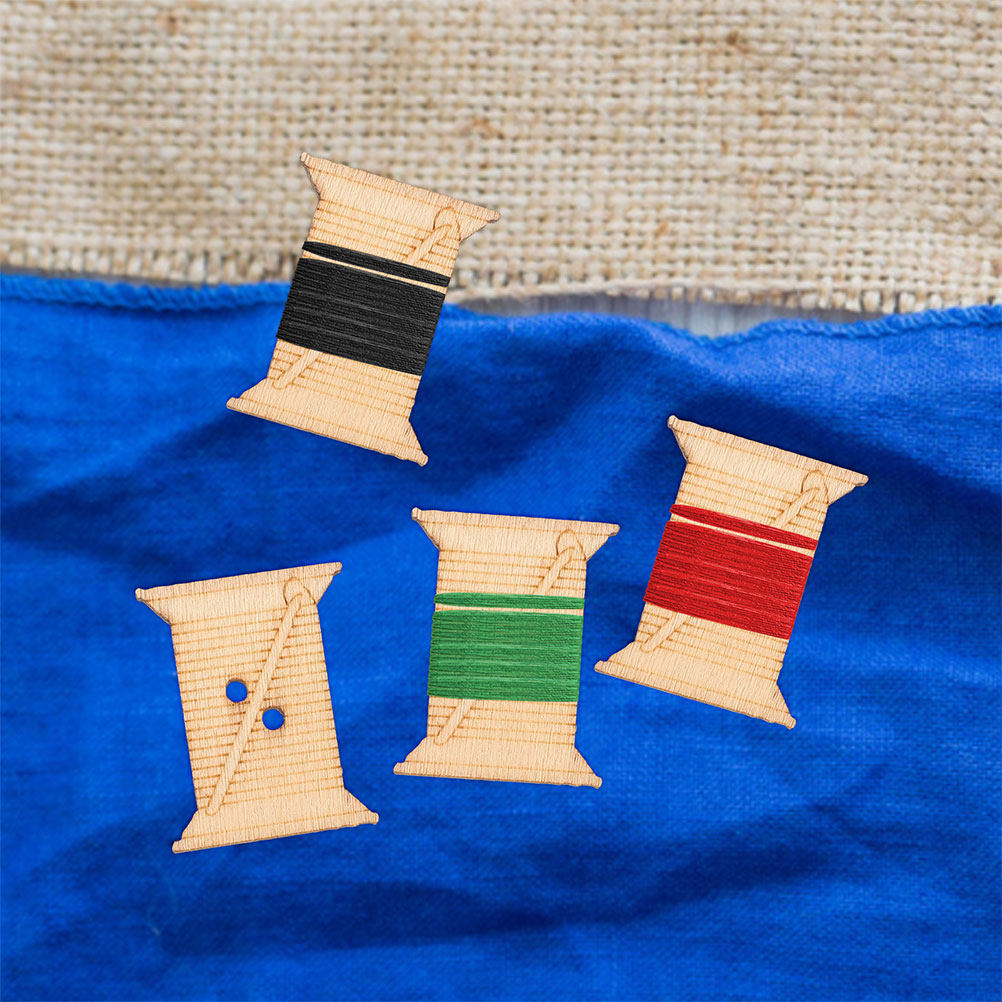 100個入り 木製刺繍糸ボビン 糸巻きカード 天然素朴な巻き - Embroidery Craft のレビューと価格