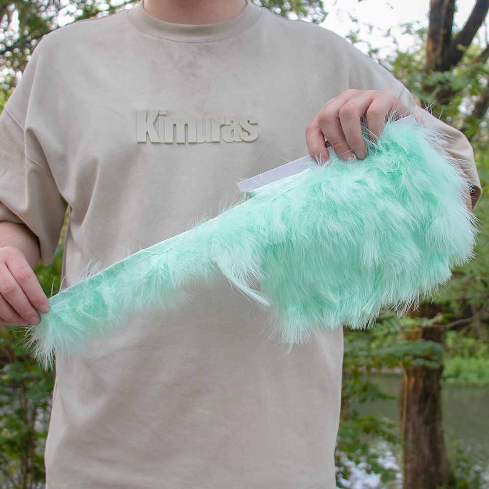 1メートル/ロット トルコ産マラボウフェザー テープフリンジ - Feather Trim Marabou のレビューと価格