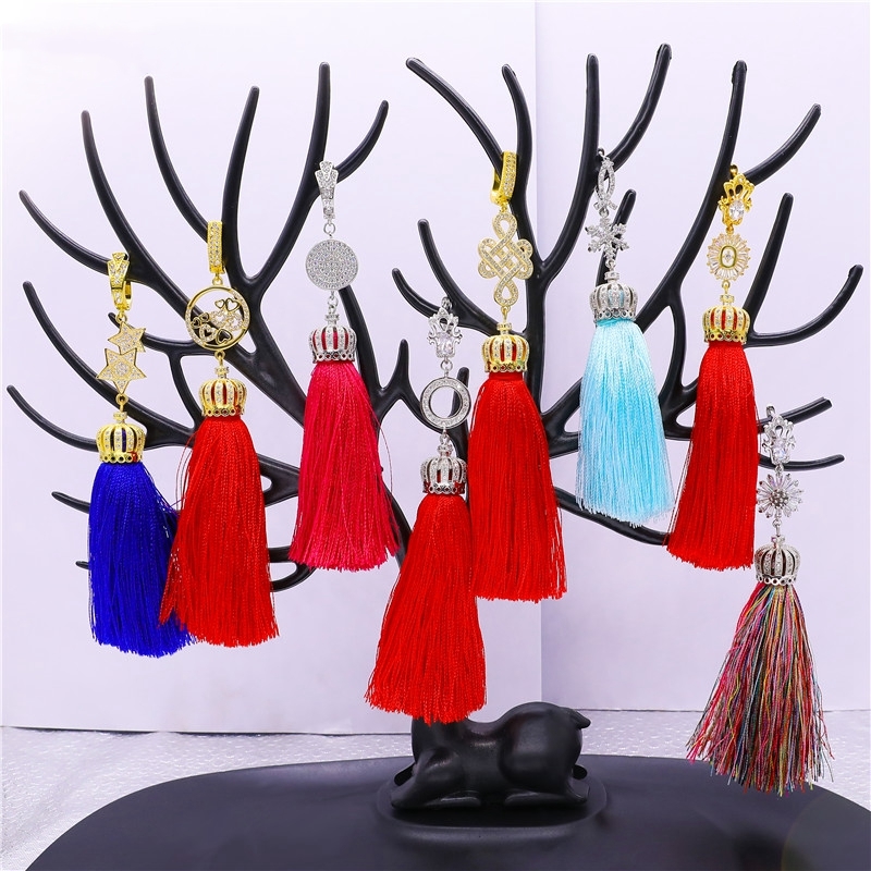 Juya手作りシルバーメッキ耳ワイヤーshvenzyイヤリン - Embroidery Craft のレビューと価格