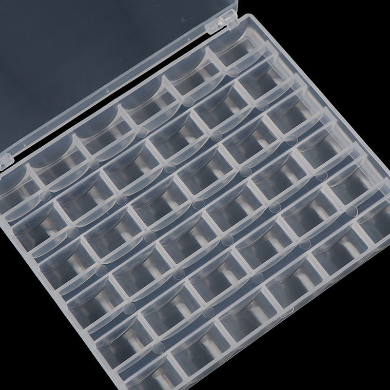 1pc 36 スプール空のボビン収納ボックス縫製アクセサリー - Craft Embellishment Storage のレビューと価格