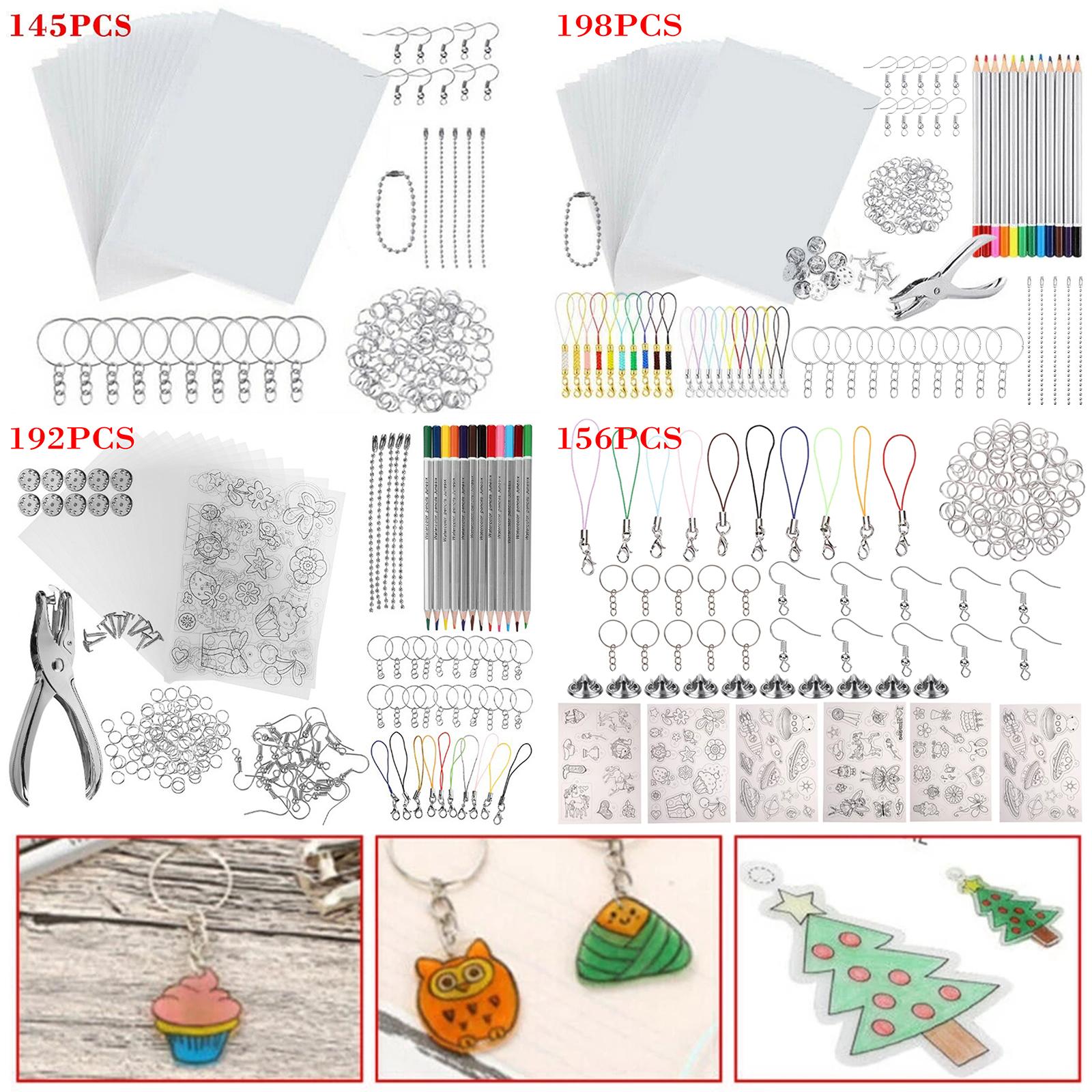 熱収縮プラスチックセット、キーホルダークラフト装飾用フィルム - Embellish Craft のレビューと価格